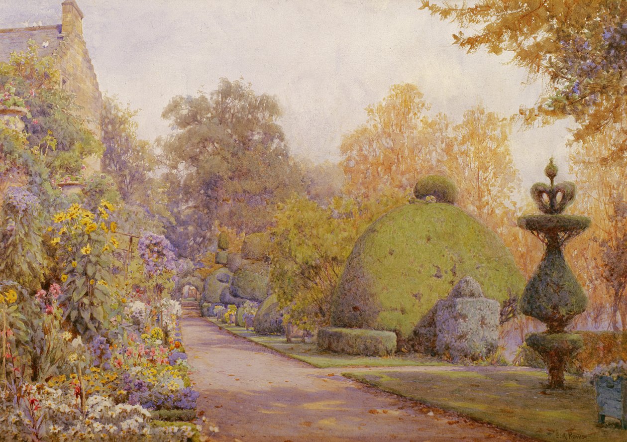Yew Walk，Barncluith，Strathclyde 作者 欧内斯特·亚瑟·罗