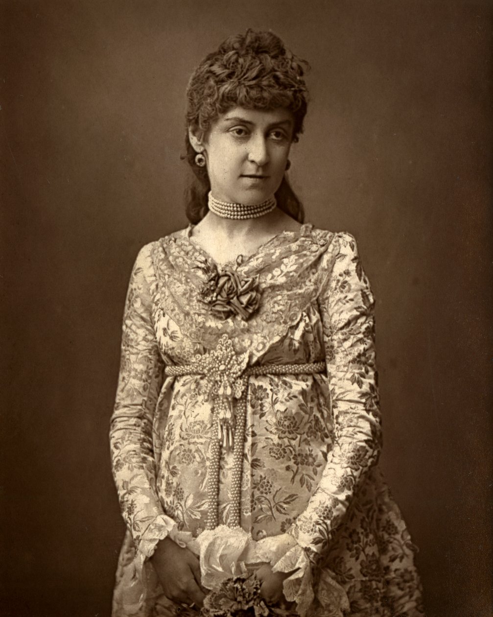 英国女演员安吉拉·芬顿（Angela Fenton），1887年。 作者 欧内斯特·巴劳