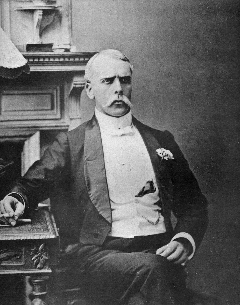 英国演员ES威拉德，饰演Penman，1887年 作者 欧内斯特·巴劳
