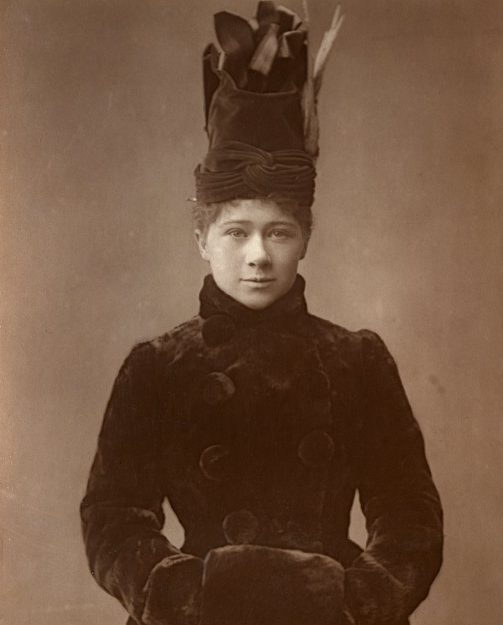 玛丽·坦佩斯特（Marie Tempest），英国女演员和歌手，1888年。 作者 欧内斯特·巴劳