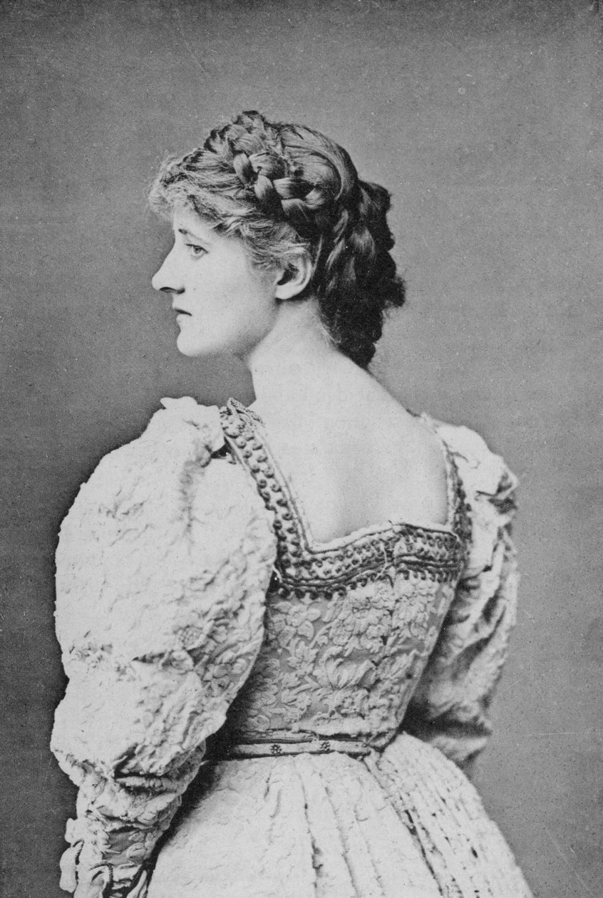 玛丽·安德森（Mary Anderson），美国女演员，1887年 作者 欧内斯特·巴劳