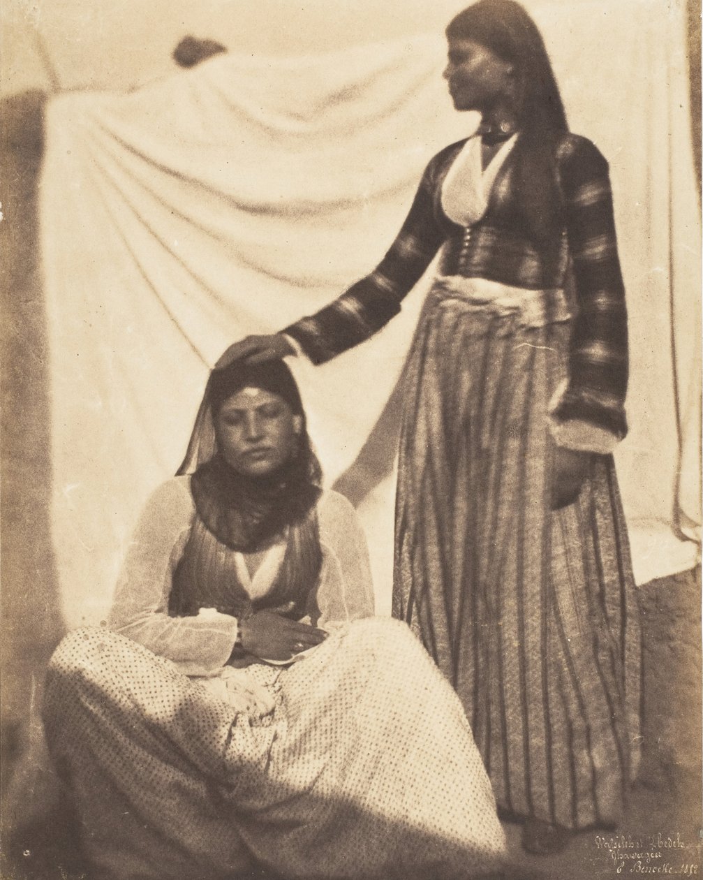 Wassileh和Lhedeh，Ghawagea，1852。 作者 欧内斯特·贝内克