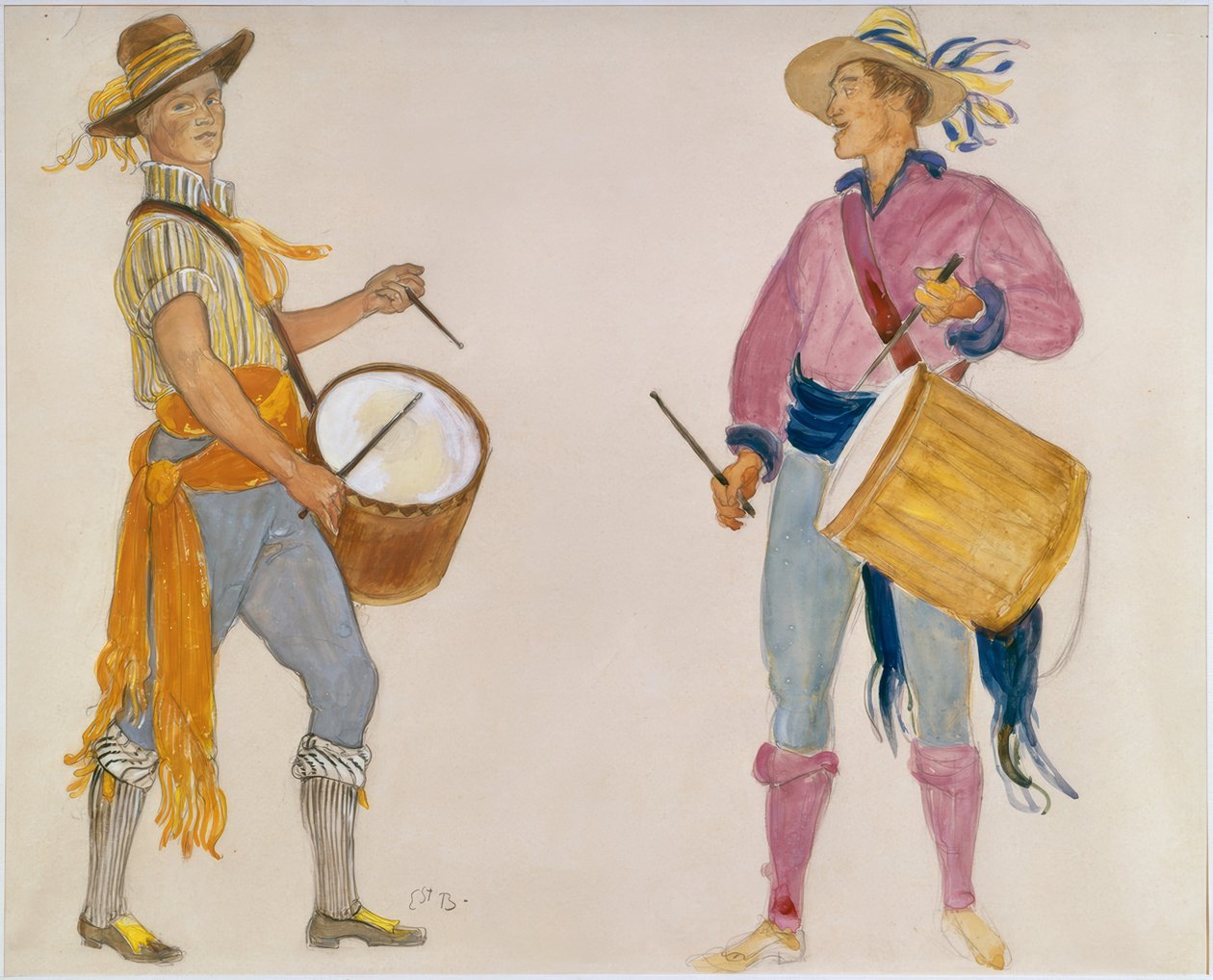 鼓 作者 欧内斯特·比勒（Ernest Bieler）