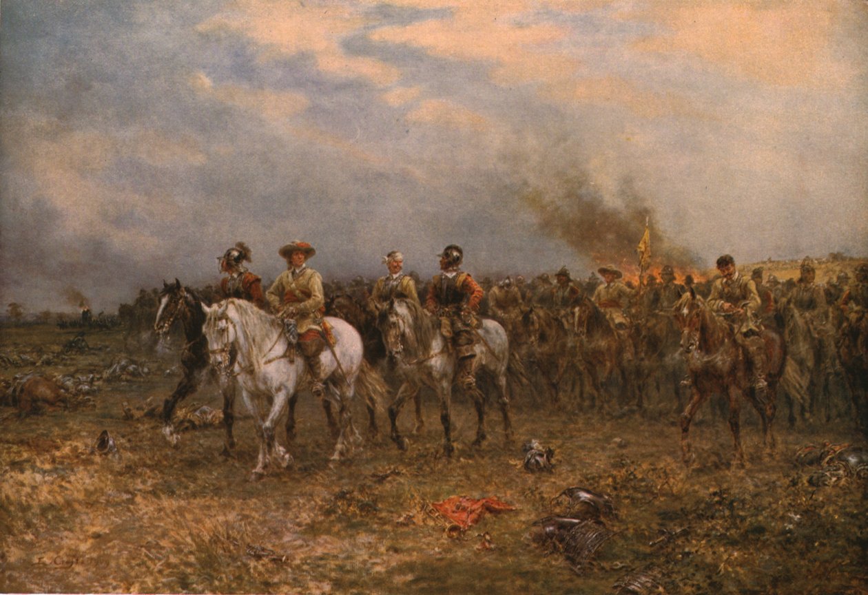 克伦威尔（Cromwell），1909年，摄于1930年，马斯顿·摩尔（Marston Moor）。 作者 欧内斯特·克罗夫茨