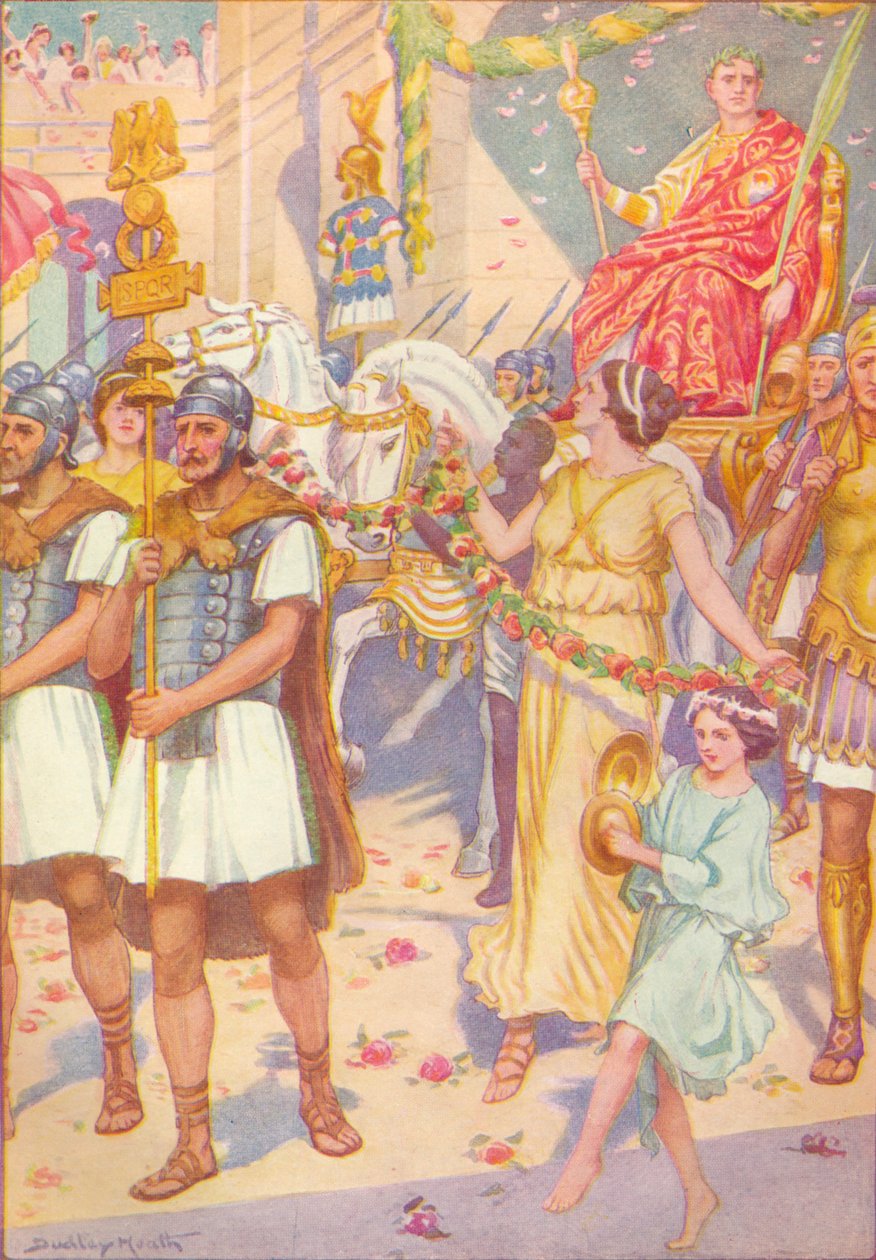 他的进步就像一个国王的进步"，约1912年 1912年 作者 欧内斯特·达德利·希思