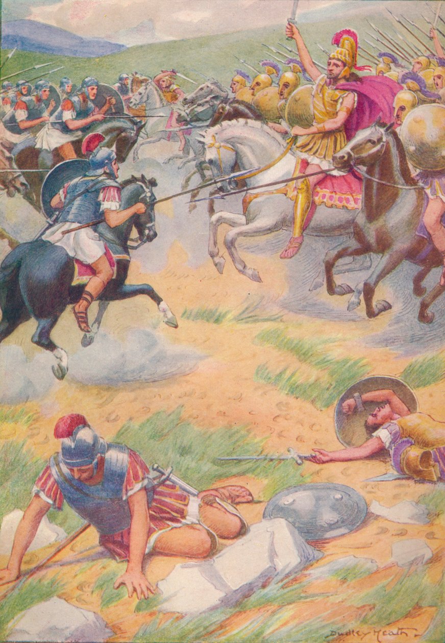 皮鲁士的盔甲比他的士兵更富有，更美丽，c1912 1912 作者 欧内斯特·达德利·希思