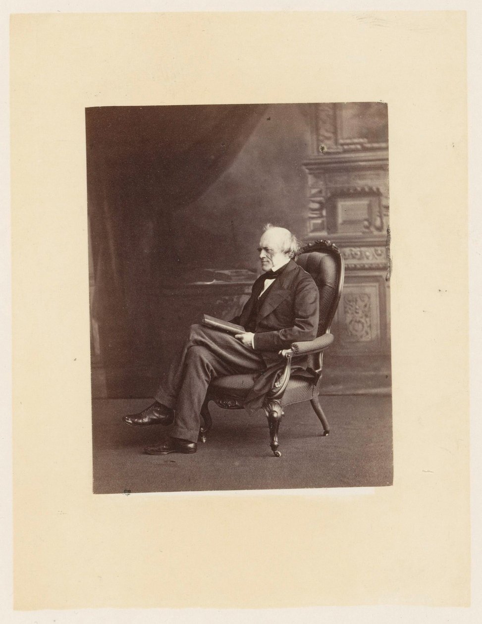 Charles Lyell, c.1863 (b/w photo) 作者 欧内斯特·爱德华兹