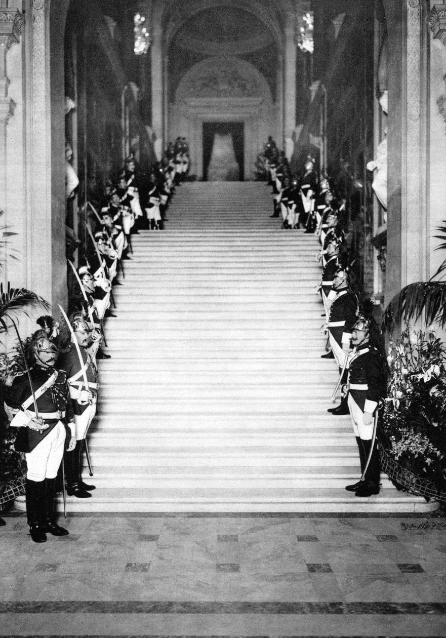 1931年在巴黎市政厅举行的共和党卫队招待会上。 作者 欧内斯特·弗拉马里翁