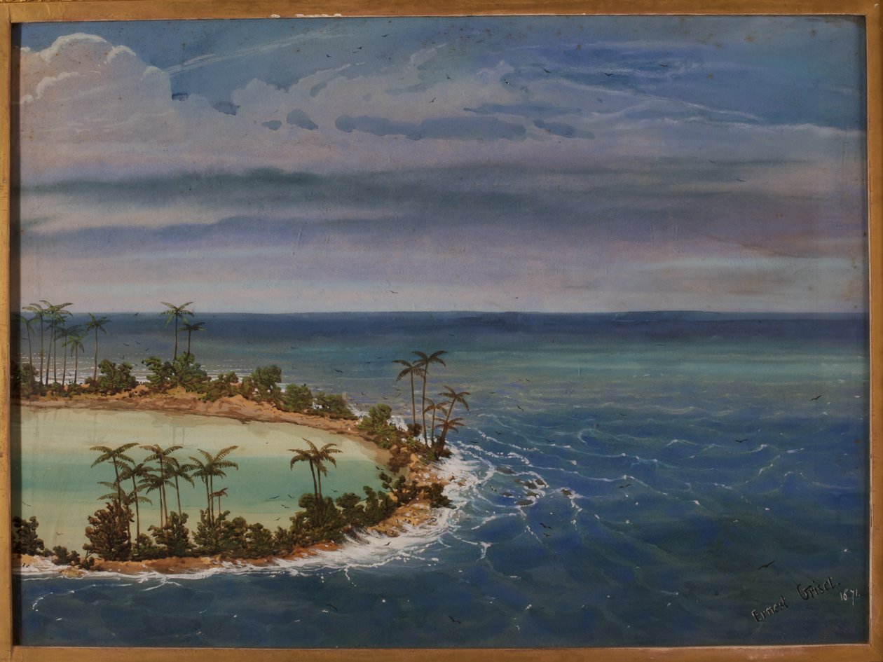 环礁的三联画，1871年 作者 欧内斯特·亨利·格里斯特