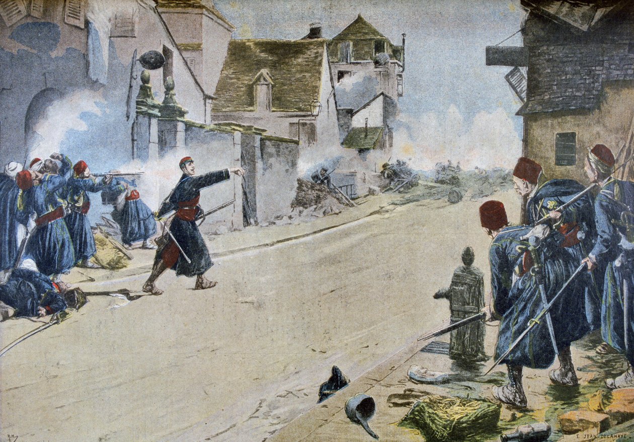 Paul Deroulede at the Battle of Montbeliard 作者 欧内斯特·让·德拉海耶