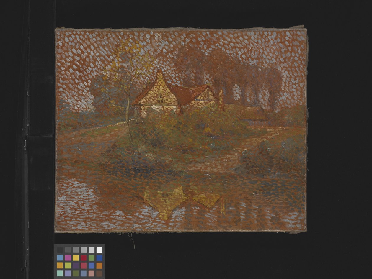 风景，日期不详（布面油画） 作者 欧内斯特·L·邦诺特