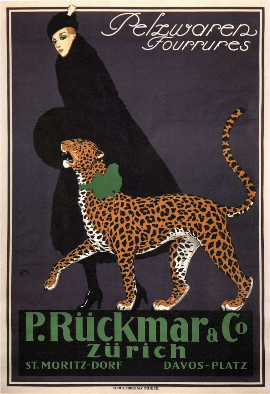 皮具P.Rückmar＆Co，c。 1910年 作者 欧内斯特·蒙托