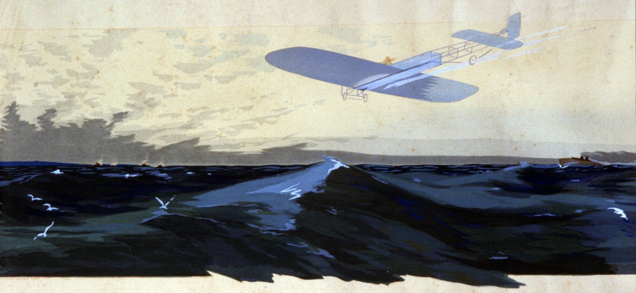 路易-布莱里奥特：首次空中穿越英吉利海峡，约 1920 年（插图） 作者 欧内斯特·蒙托