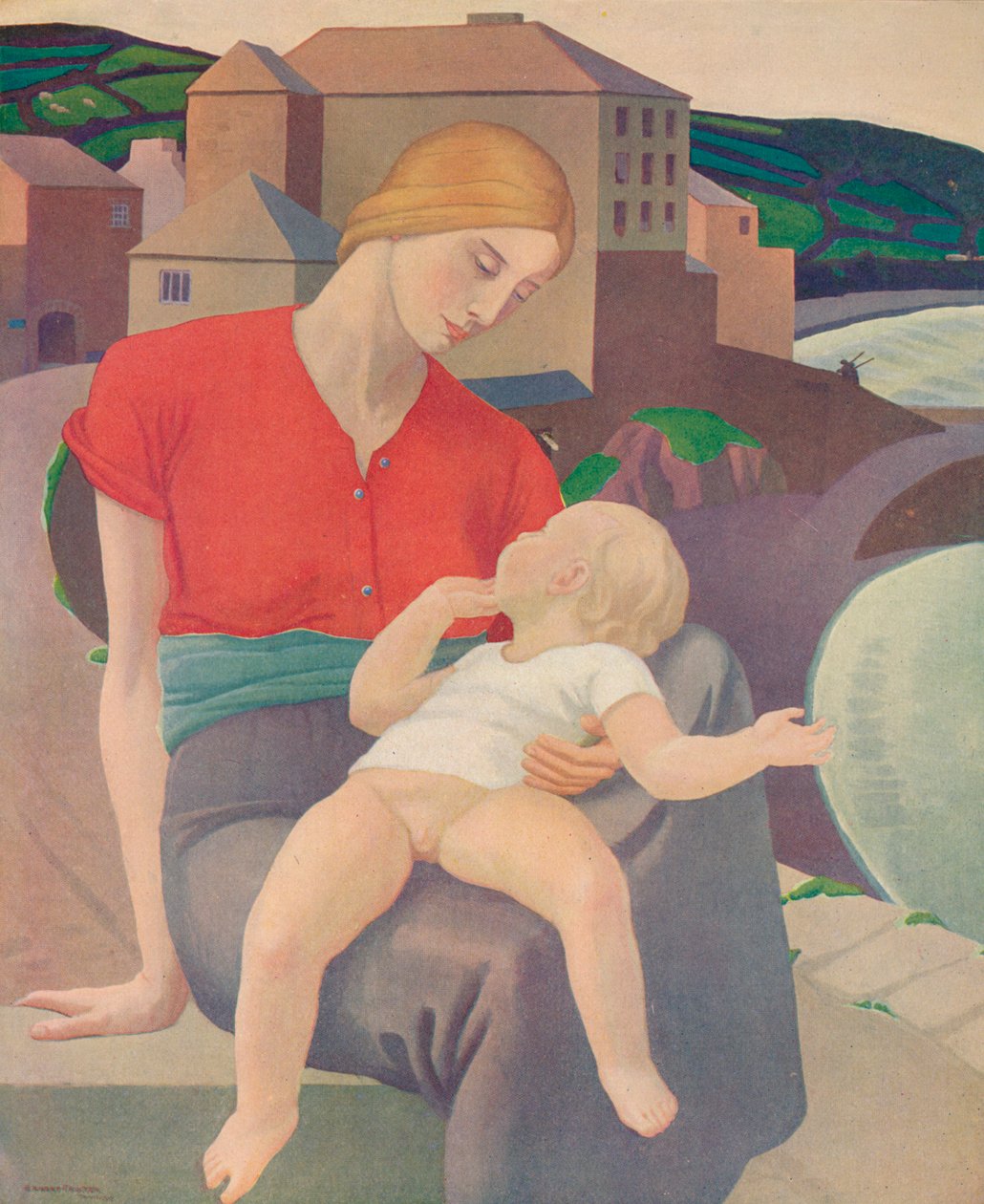 海港维尔京，1915年，c1932 作者 欧内斯特宝洁