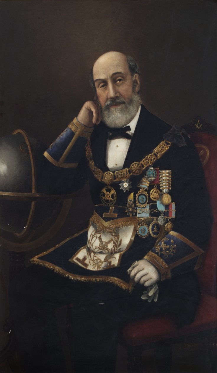 John Morant Hervey，大秘书，1875年 作者 泰特恩伯恩（Tettenborn）的欧内斯特·德克莱恩（Ernest de Cleichen）