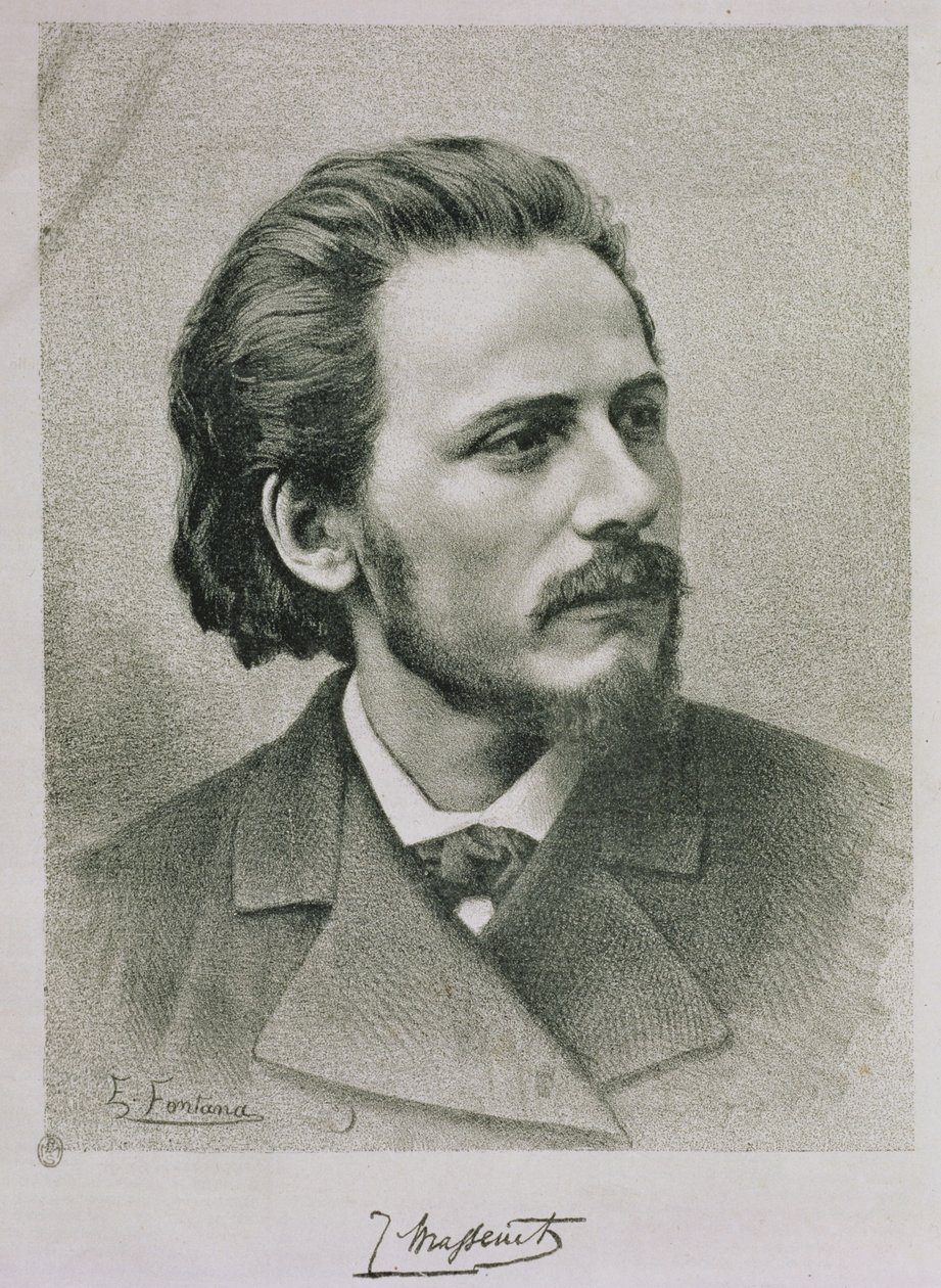 Jules Emile Massenet（1842-1912） 作者 埃内斯托·丰塔纳（Ernesto Fontana）