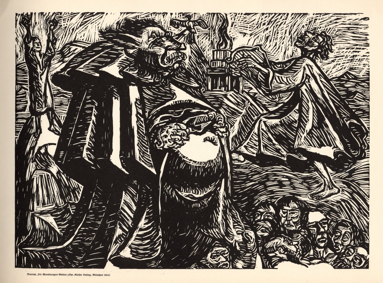 上帝的转变 - 上帝的腹部 作者 恩斯特·巴拉赫（Ernst Barlach）