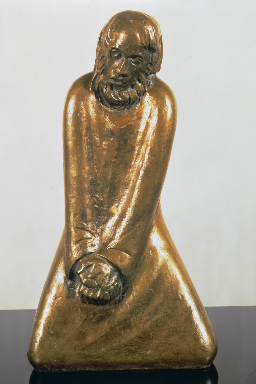 祷告，c.1931（青铜） 作者 恩斯特·巴拉赫（Ernst Barlach）