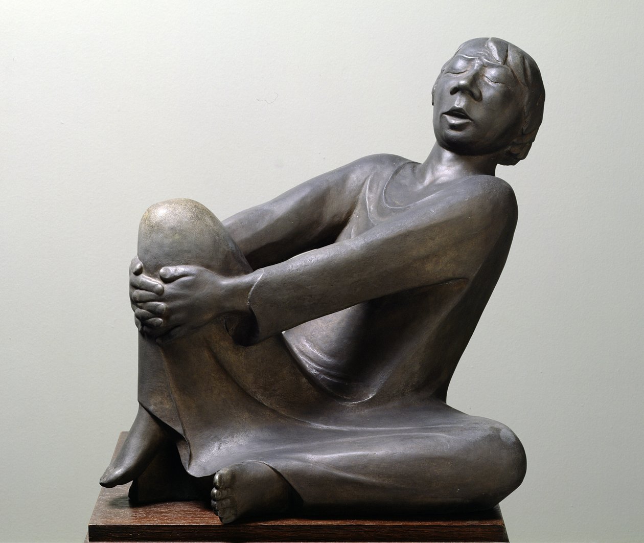 唱歌人，1928年（锌） 作者 恩斯特·巴拉赫（Ernst Barlach）
