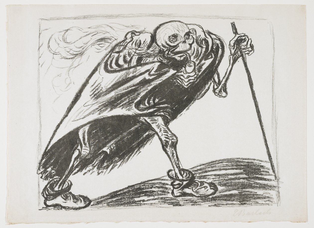 徘徊死亡，1923年 作者 恩斯特·巴拉赫（Ernst Barlach）