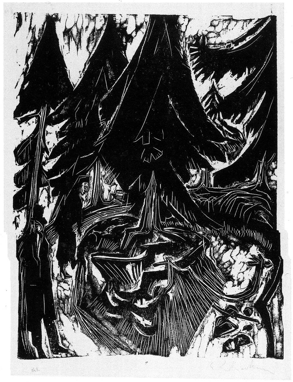 Sanatoriumsspaziergang 作者 恩斯特·路德维希·基希纳