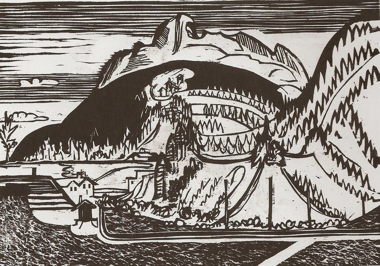 Clavadeler Berg 作者 恩斯特·路德维希·基希纳