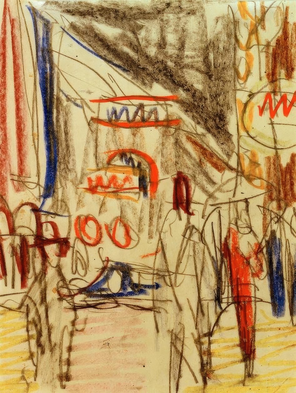 街景 作者 恩斯特·路德维希·基希纳
