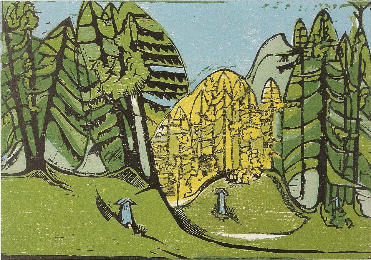 Waldfriedhof 作者 恩斯特·路德维希·基希纳