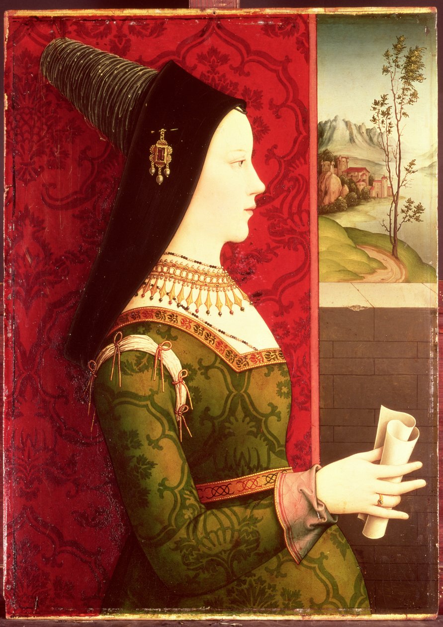 勃艮第的玛丽（1457-82）查尔斯大胆的女儿，勃艮第公爵（1433-77），奥地利皇帝马克西米利安一世的妻子（1459-1519）和西班牙国王菲利普一世的母亲（1478-1506） 作者 恩斯特画家
