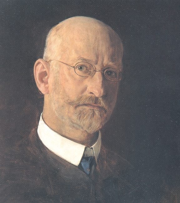 Ernst Platz的自画像 作者 严肃的地方