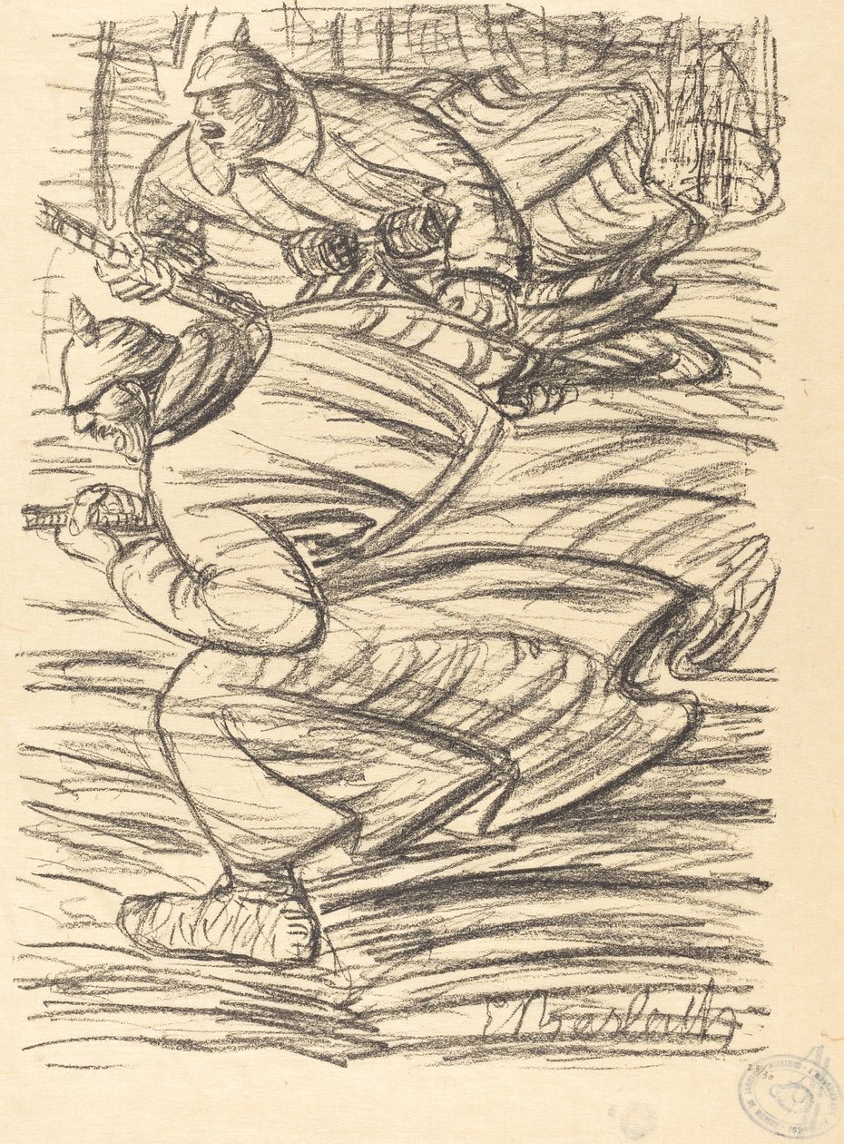 攻击 作者 恩斯特·巴拉赫（Ernst Barlach）