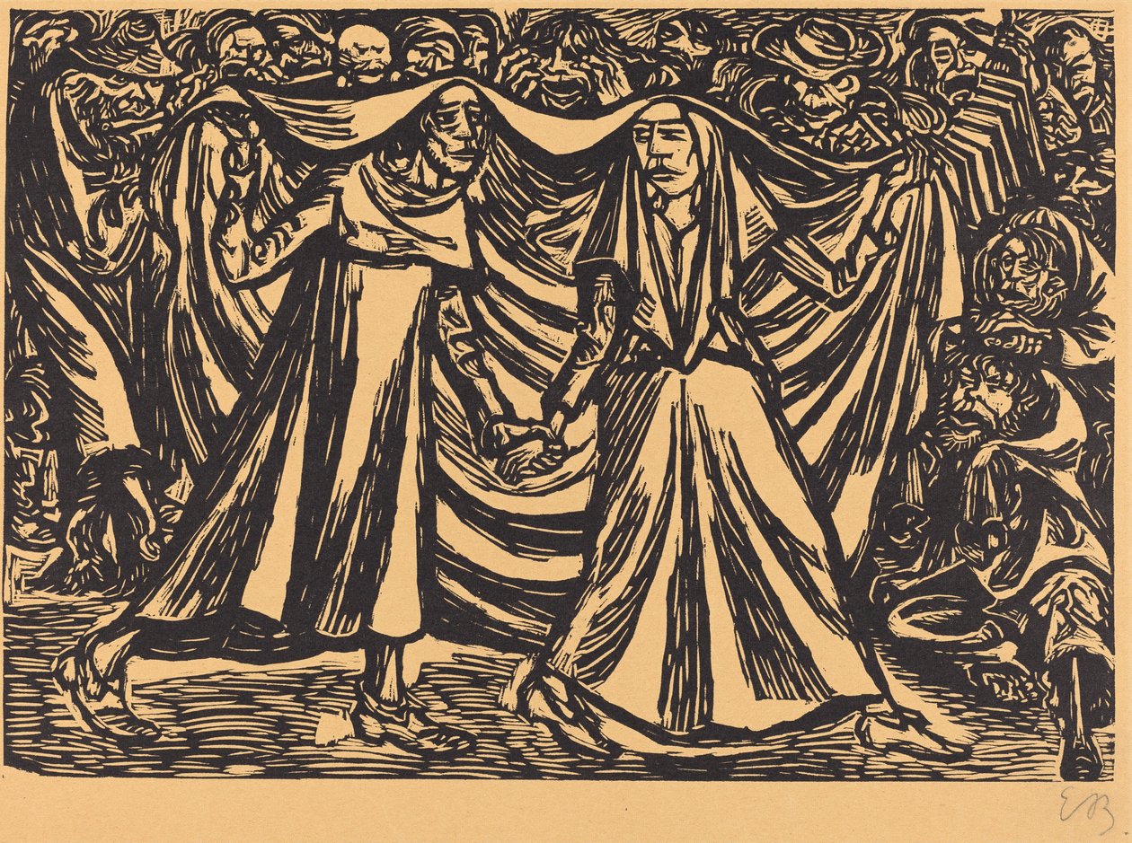 死亡之舞II 作者 恩斯特·巴拉赫（Ernst Barlach）