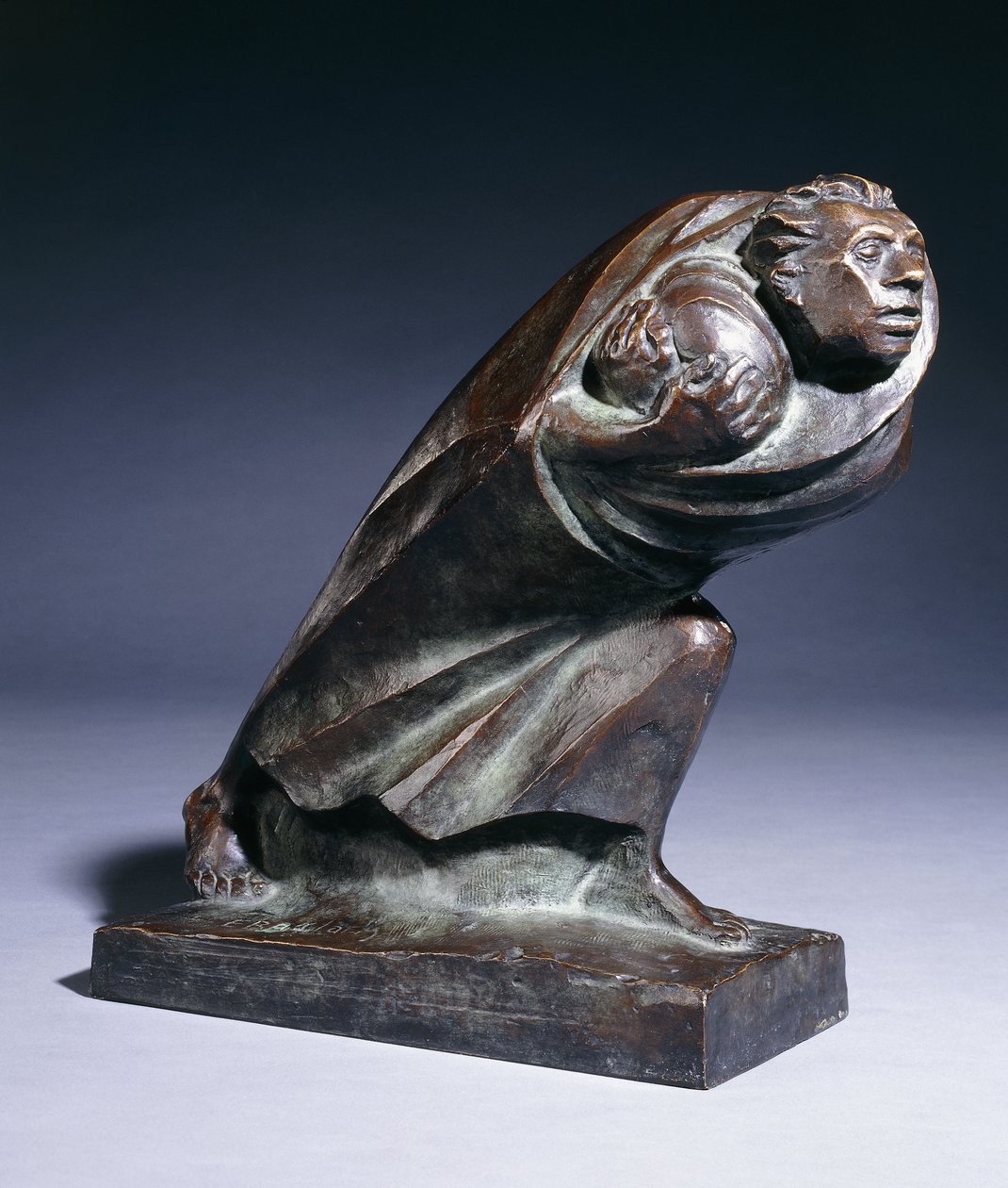 难民；难民 作者 恩斯特·巴拉赫（Ernst Barlach）