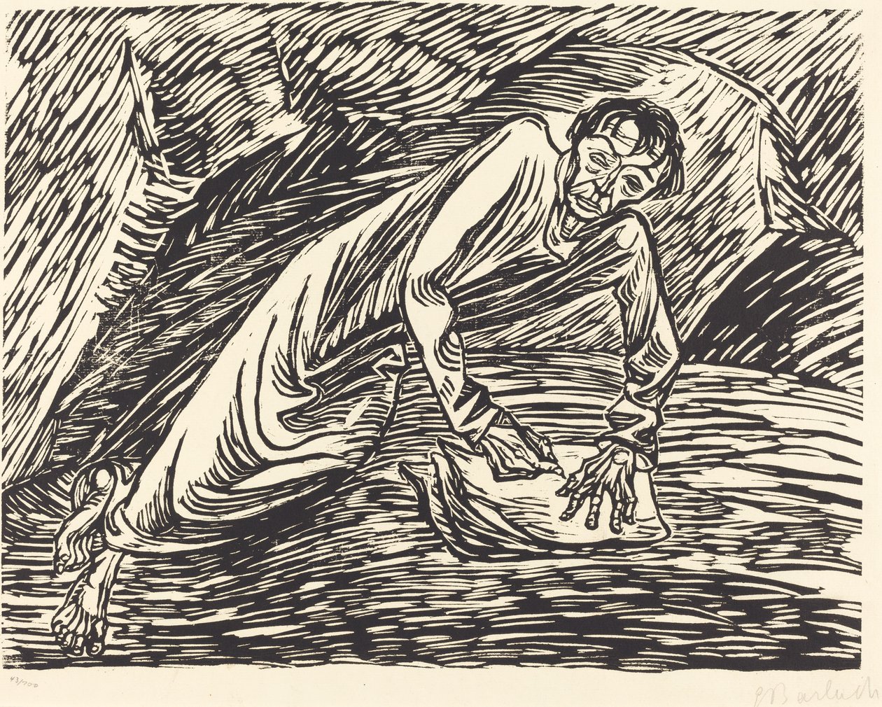 写作的先知（帕特莫斯的圣约翰） 作者 恩斯特·巴拉赫（Ernst Barlach）