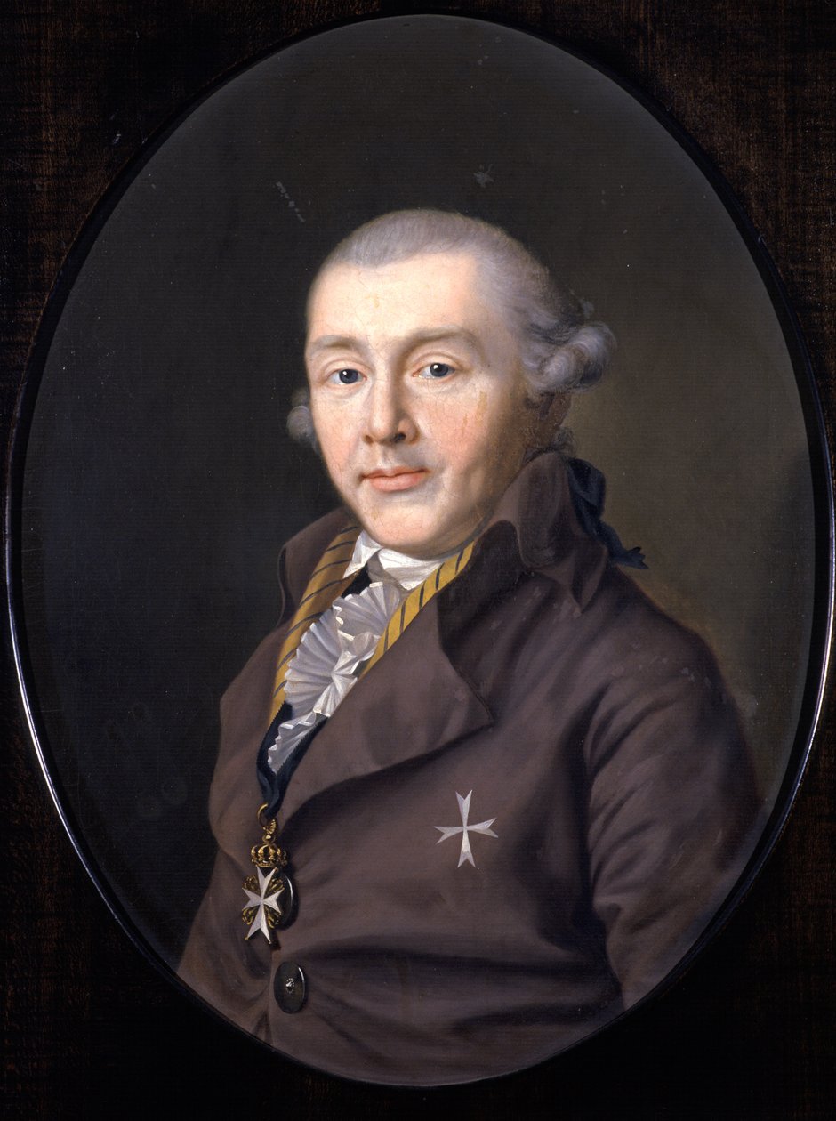 1795年萨克森 - 哥达 - 阿尔滕堡八世王子的肖像 作者 恩斯特·克里斯蒂安·斯佩特