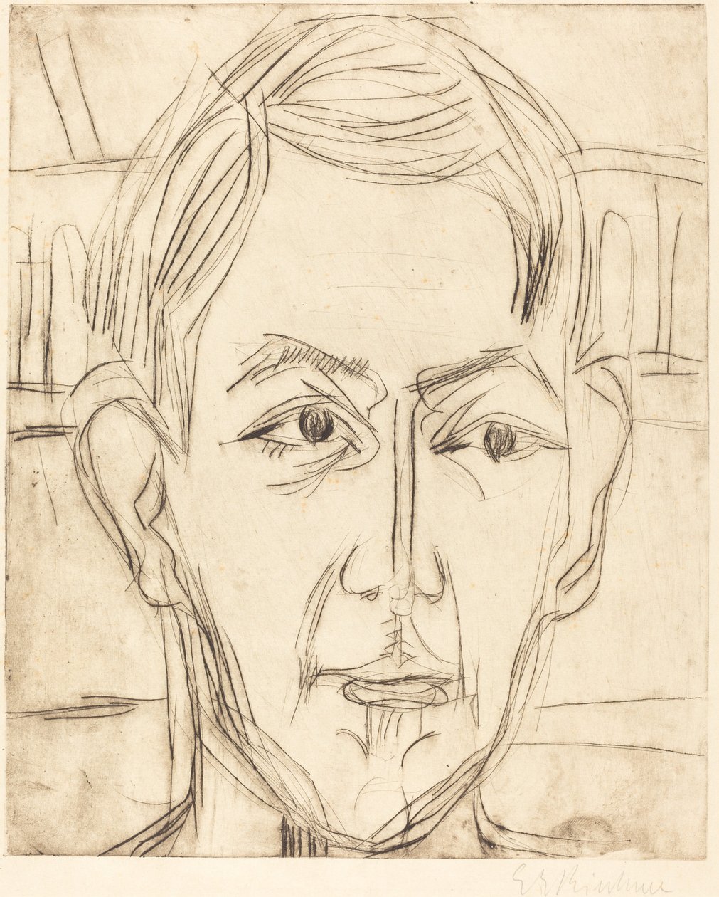 汉斯-比托博士，1925年。 作者 恩斯特·路德维希·基希纳