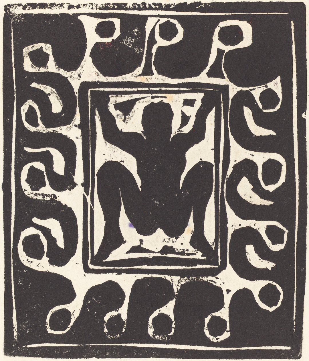 裸体舞者，1906年。 作者 恩斯特·路德维希·基希纳