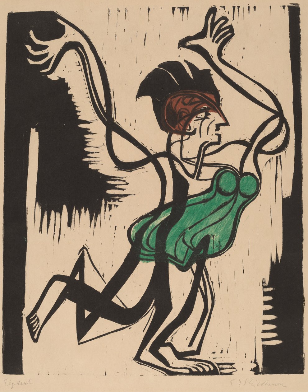 帕卢卡，1930年。 作者 恩斯特·路德维希·基希纳