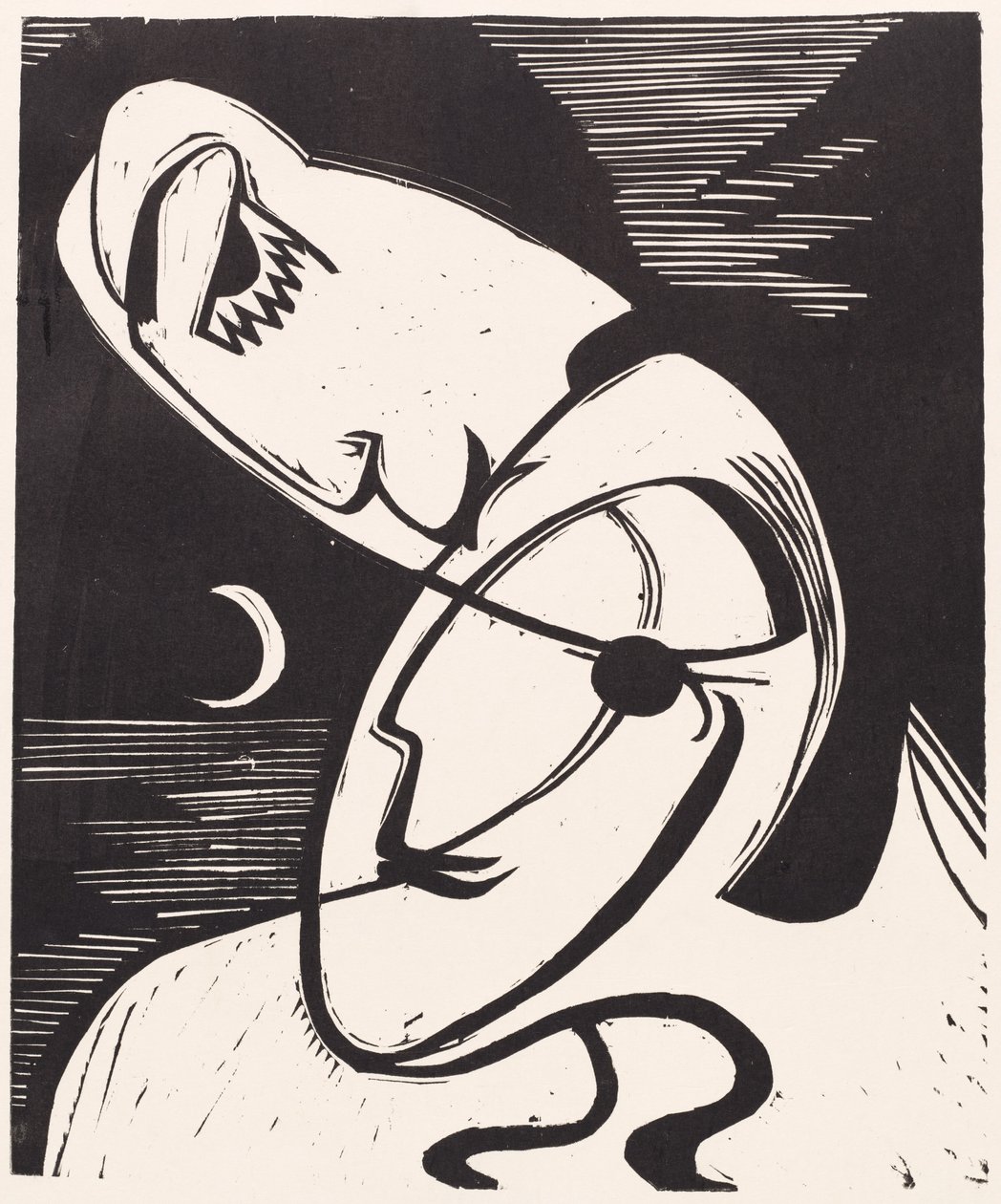 吻》，1930年。 作者 恩斯特·路德维希·基希纳