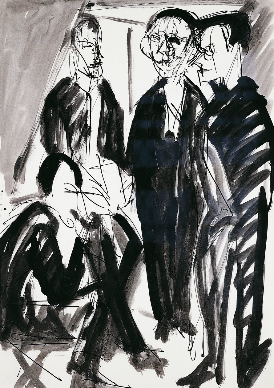 Ernst Ludwig Kirchner（1880-1938）在德累斯顿的艺术家和 Die Brucke（桥梁）小组 作者 恩斯特·路德维希·基希纳