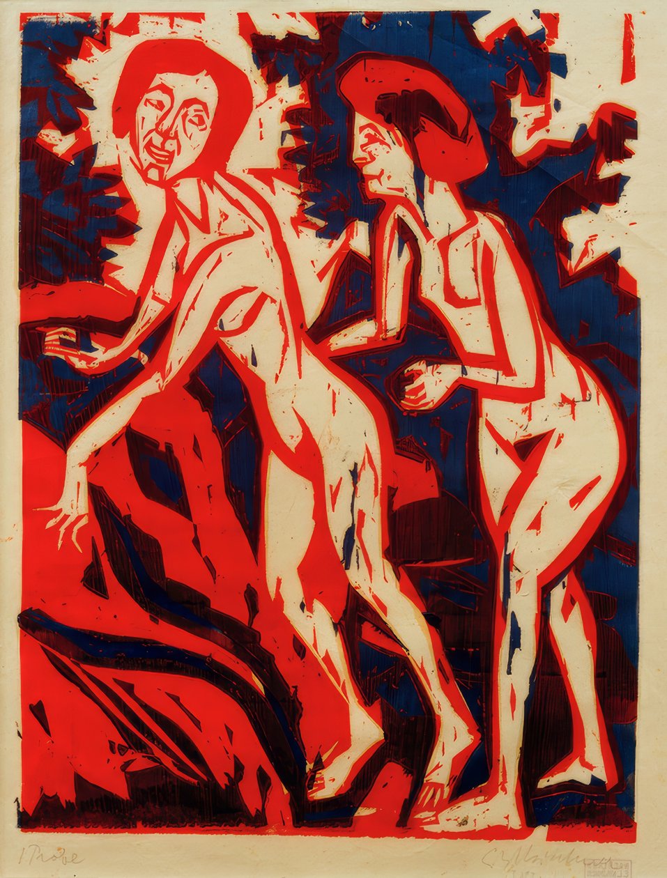 沐浴者ELKirchner 作者 恩斯特·路德维希·基希纳