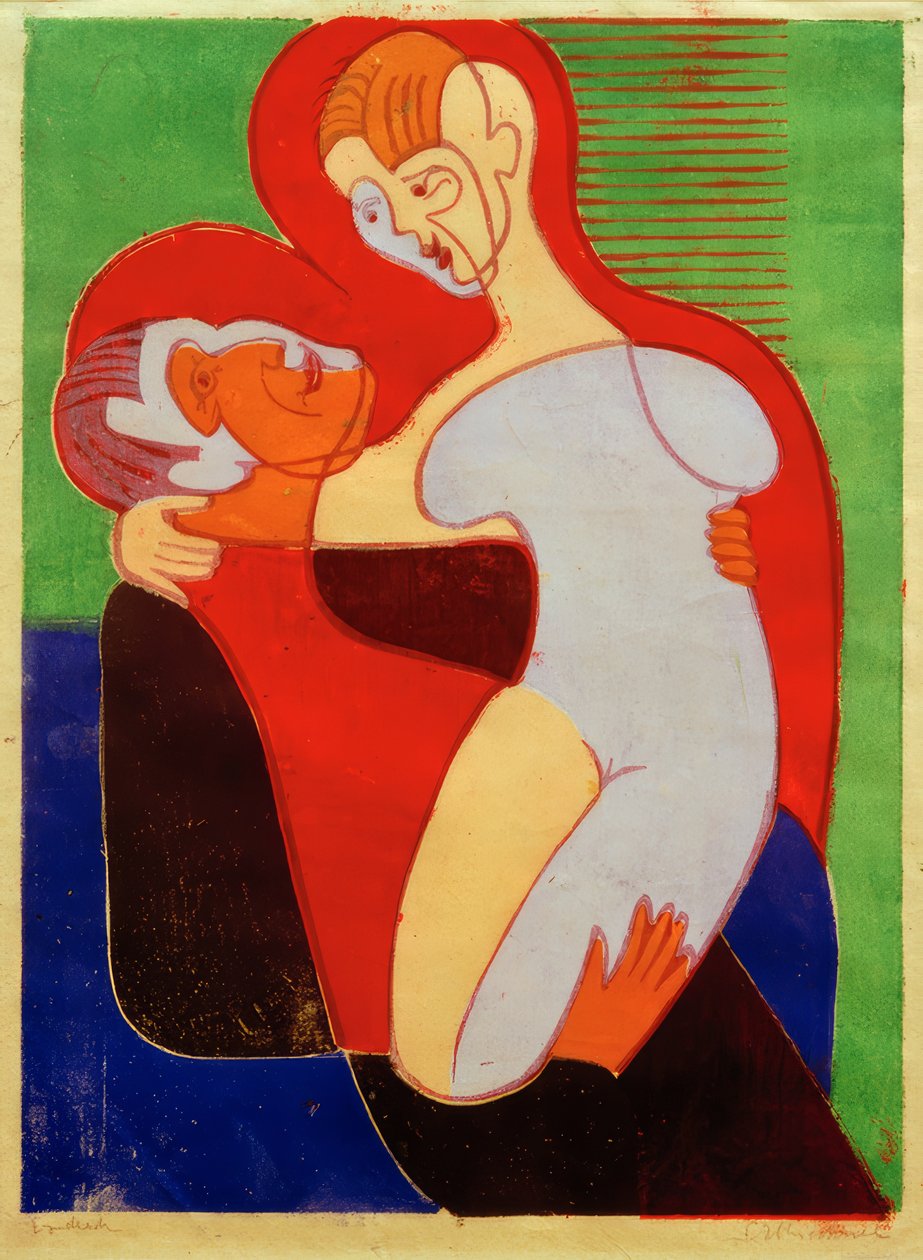 ELKirchner，恋人（The Hembusse） 作者 恩斯特·路德维希·基希纳