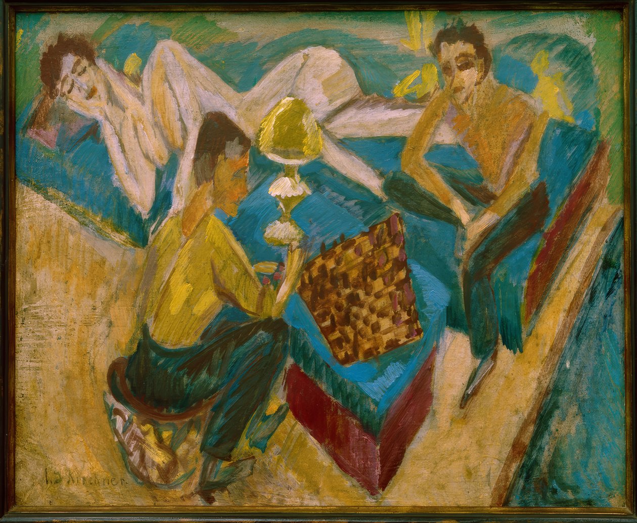 埃里希·海克尔（Erich Heckel）和奥托·穆勒（Otto Mueller） 作者 恩斯特·路德维希·基希纳