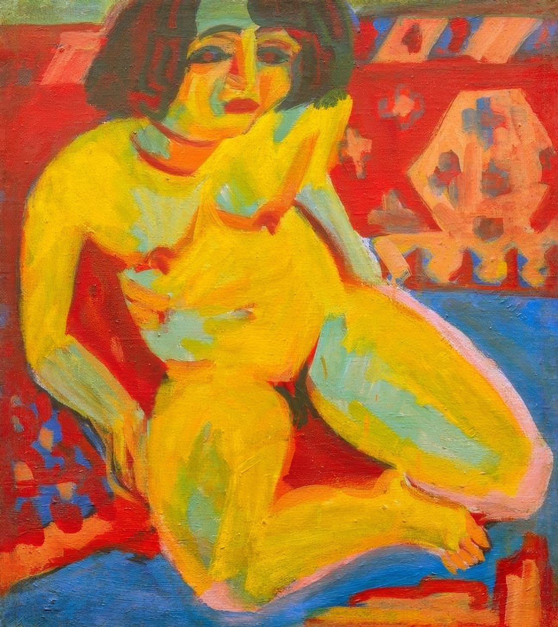 女裸（渡渡鸟） 作者 恩斯特·路德维希·基希纳