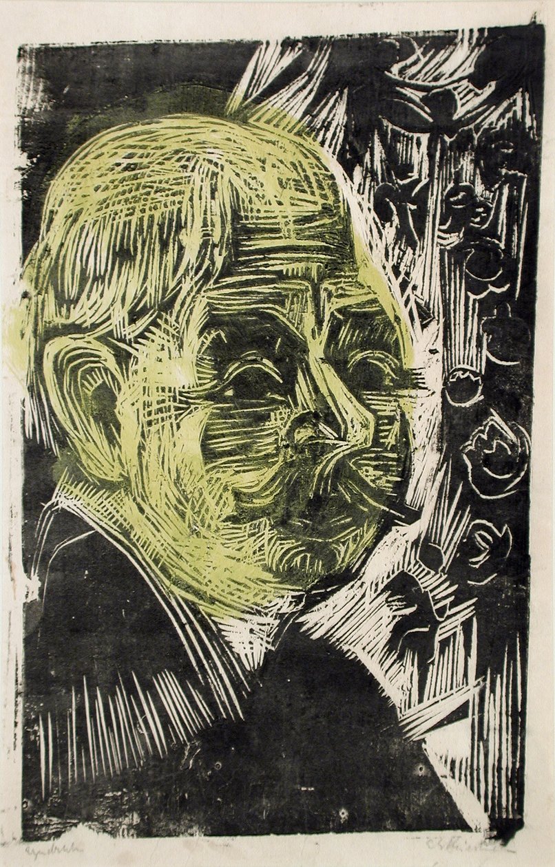 博士的肖像。斯宾格勒，1919年 作者 恩斯特·路德维希·基希纳