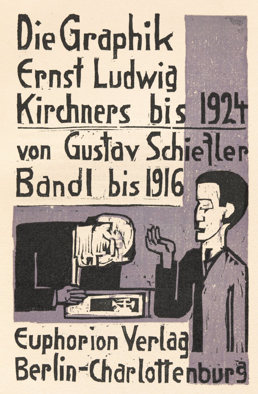 Die Graphik Ernst Ludwig Kirchners bis 1924 von Gustav Schiefler Band I bis 1916 (The Graphic Art of Ernst Ludwig Kirchner to 1924 by Gustav Schiefler Volume 1 to 1916) (《恩斯特-路德维希-基什内尔至1924年的平面艺术》，古斯塔夫-席夫勒著，第一卷至1916年) 作者 Ernst Ludwig Kirchner 和 Gustav Schiefler