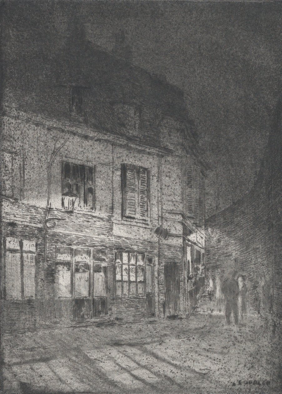 里尔：Liebesgässchen, 1916。 作者 恩斯特·奥普勒