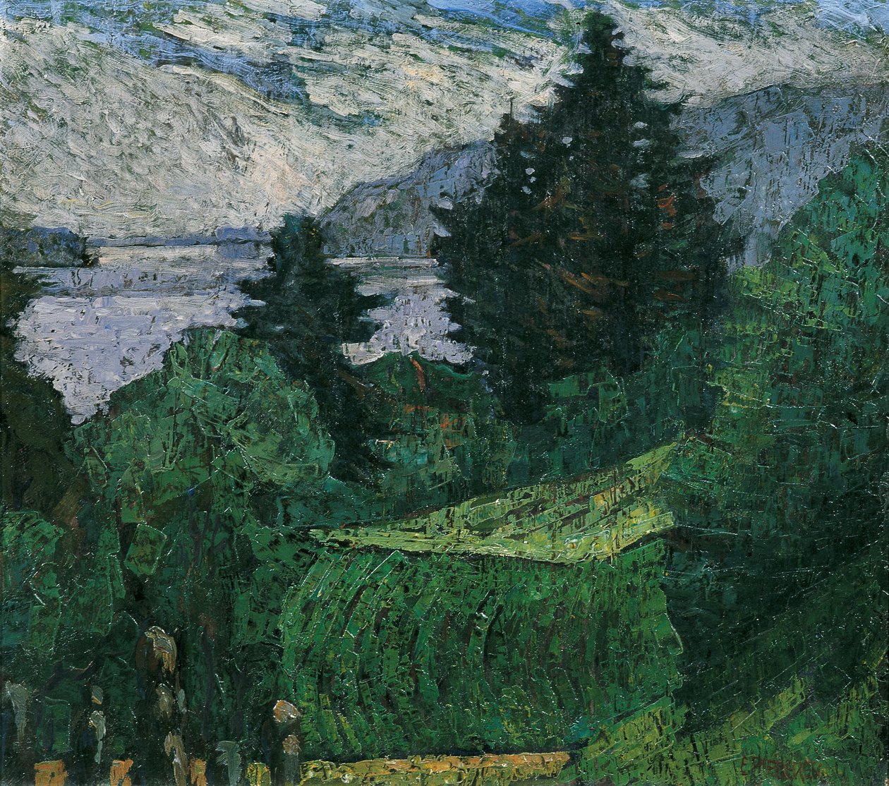 湖景 作者 欧内斯特·里德勒