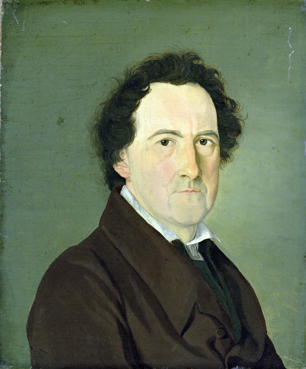 画家海因里希·赫特里希（Heinrich Herterich，1772-1852），1825年（纸上油画布） 作者 欧文·斯派克特