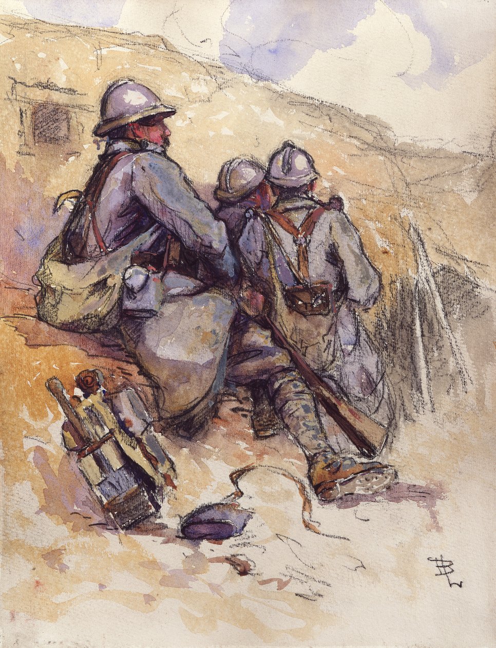 休息，普罗斯内斯，1916 年 9 月 7 日 作者 埃斯佩兰斯·莱昂·布罗凯